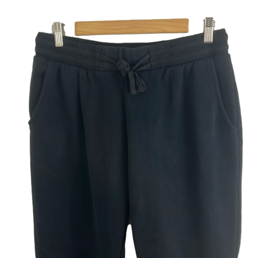 Fabletics Black Cropped Joggers